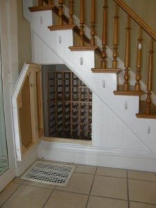 home wine cellar and wine racking