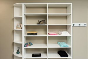 Walk-in Closet Shelving and Hooks