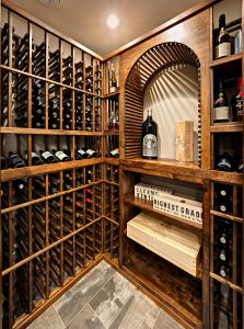 Wine cellar in Medina, MN