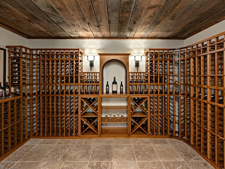 Custom Wine Cellar Shelving