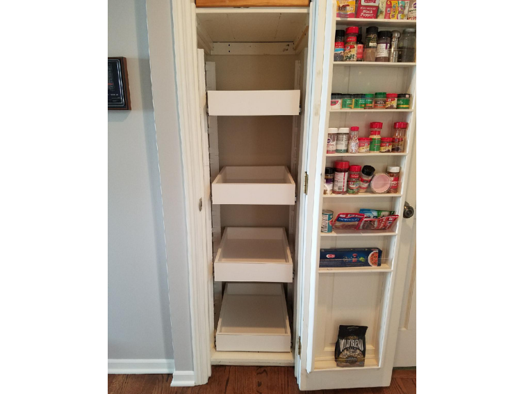 kitchen pantry shelves