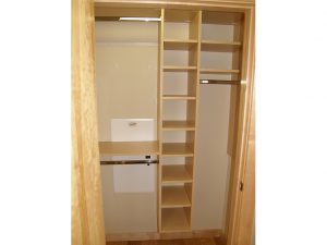 Front-closet storage