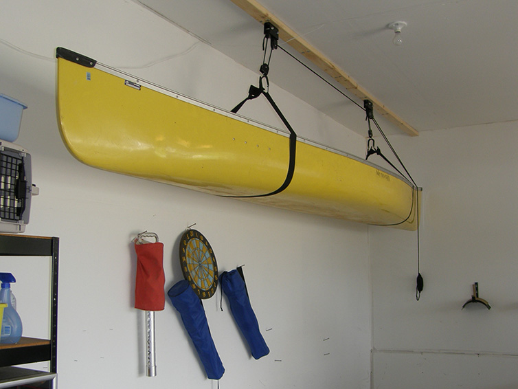 Kayak And Canoe Hoist Ceiling Rack Shelly Lighting