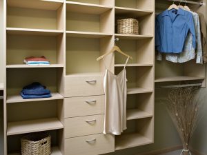 Custom walk in closet in Golden Valley, MN.