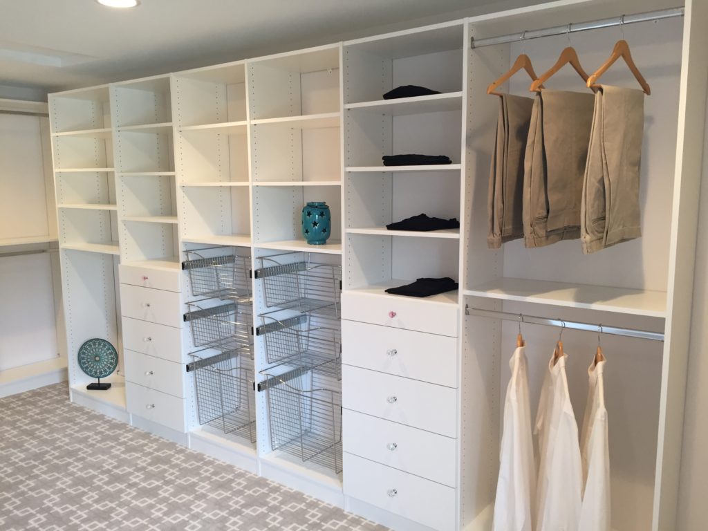 Custom walk-in closet in Maple Grove, MN