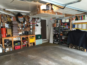 Garage before picture