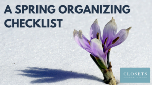 Spring Organizing Checklist Minnesota