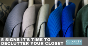 declutter your closet