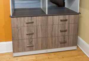 Minneapolis Custom Walk-in Closet - Back to back unit drawer detail SMALL