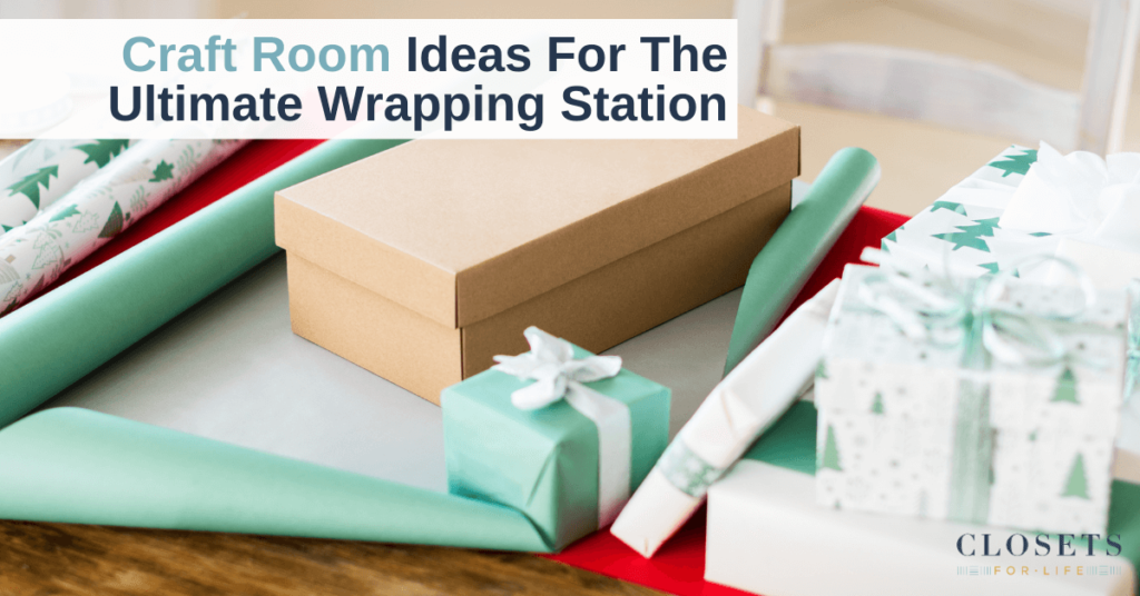 Craft Room Ideas Wrapping Station Minneapolis St. Paul